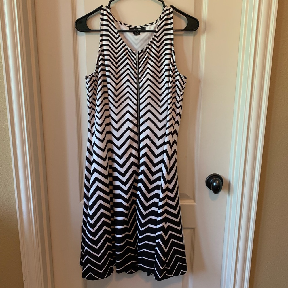 Alfani A Line Zipper Dress